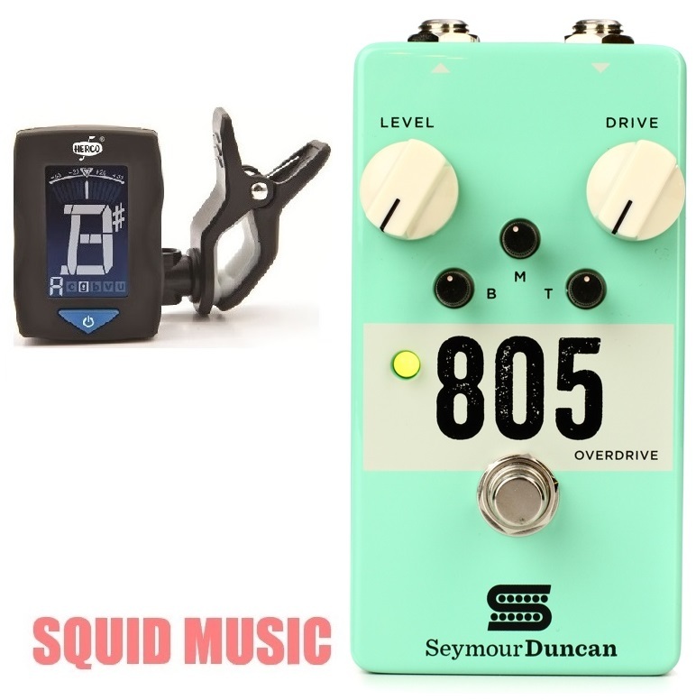 SEYMOUR DUNCAN 805 OVERDRIVE DISTORTION PEDAL ( FREE DUNLOP GUITAR 