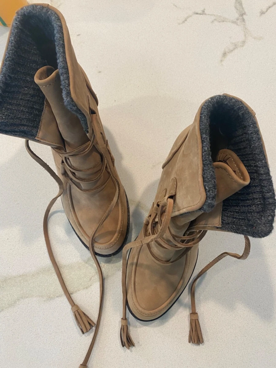 Rubber sole sales wedge boots