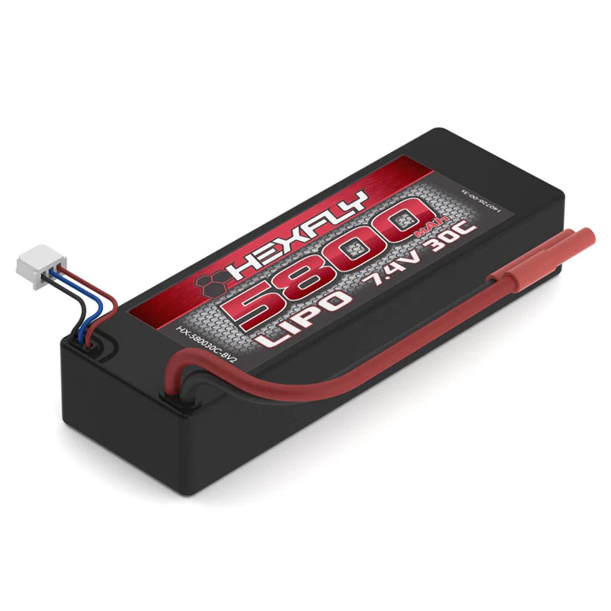 イーグル　リポ5800R Redcat Racing Hexfly 5800mAh 30c 7.4V LiPo Battery w/ Banana