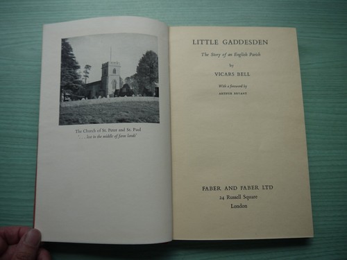 LITTLE GADDESDEN by VICARS BELL H/BACK 1959 1ST EDITION ILLUST
