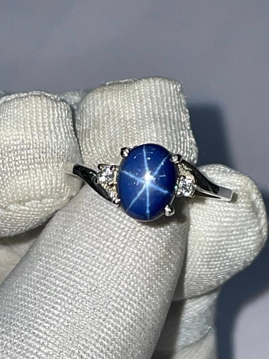 Gemstone Lindy Star Meaning Lindy Star Ring 9x7 Mm Oval Cabochon