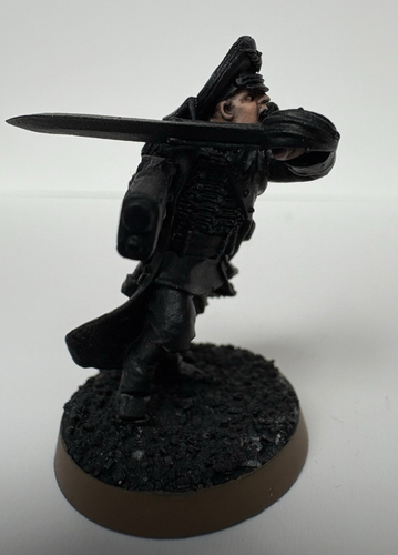 Warhammer 40k Imperial Guard Running Commisar Metal OOP - Picture 6 of 7