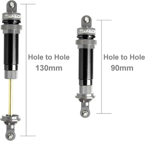 130mm 1/8 RC Oil Shocks Absorber Big Bore Damper for Buggy Truggy,Parts Upgrade - Picture 3 of 4