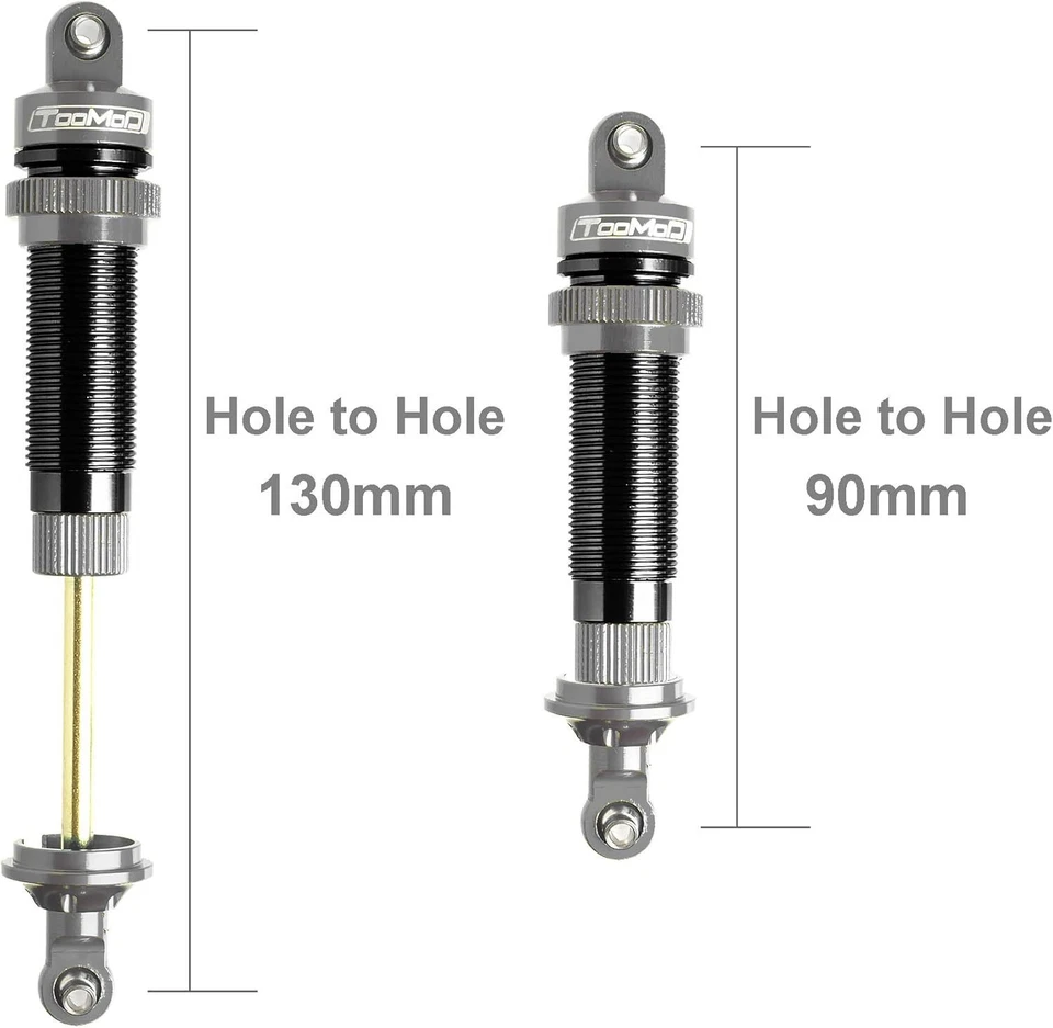130mm 1/8 RC Oil Shock Big Bore Damper for Buggy Truggy HSP,HPI Upgrade Parts - Image 2 of 4