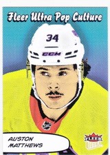 2021/22 FLEER ULTRA..AUSTON MATTHEWS..POP CULTURE..SP..CARD # PC-5..MAPLE LEAFS