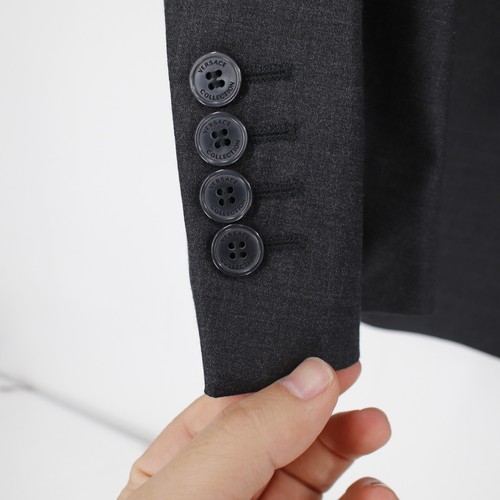Versace Collection Sport Coat Mens 42 Wool Blend Single Breasted Two Button gray - Picture 3 of 14