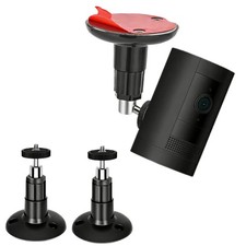 2 Pack Adjustable Security Wall Mount for Ring Camera Stick Up Cam Black