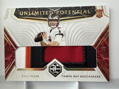 2021 Panini Limited Spotlight Gold /35 Kyle Trask Rookie Patch Buccaneers