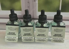 bath and body works backyard honeysuckle wallflowers home fragrance refill x4