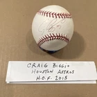 Craig Biggio Signed Official MLB Baseball - Astros - HOF 2015 - NA