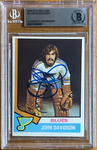 John Davidson #11 1974 O-Pee-Chee card