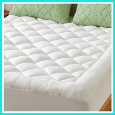 Twin XL Mattress Topper, Viscose Derived from Bamboo Thick Pillow Top Mattres...