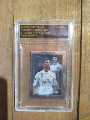 2023/24 Topps UCP Cristiano RONALDO Greatest Of ALL Time #739 Real Madrid 