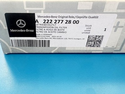 Genuine Mercedes-Benz Transmission Filter A2222772800 New OEM 7G-Tronic Plus