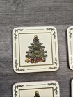 Pimpernel Spode Christmas Tree Holiday Coasters (Set of 6) - Cork Backed Board — photo 2