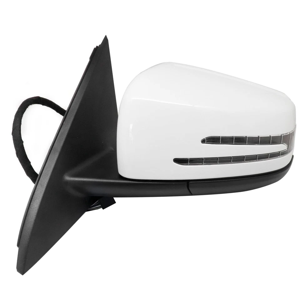 Blind Spot White Left Side Mirror Compatible with Mercedes GLA250 GLA45 AMG - Image 4 of 4