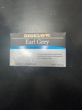 Bigelow Earl Grey Black Tea - 6 Boxes With 20 Per Box 120 Tea Bags Total