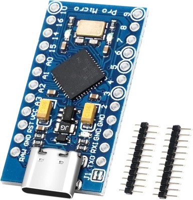 5V 16MHz ATmega32u4 Mikrocontroller Platine mit USB Typ-C