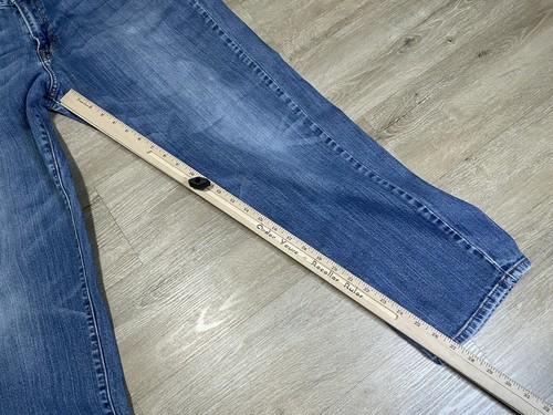 Lucky Brand 221 Original Straight Leg Herren Gr. 36 Mid Wash Denim Jeans Grunge - Bild 7 von 8