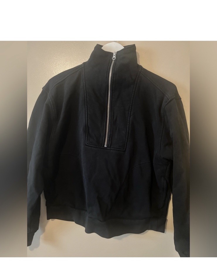 Everlane basics essentials pullover crewneck flee… - image 5