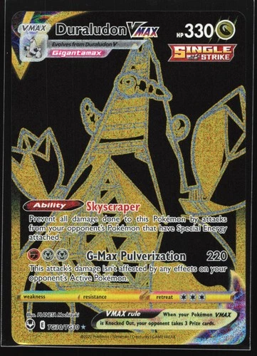 Duraludon VMAX TG30 SWSH12: Silver Tempest Trainer Gallery Secret Rare Pokemon