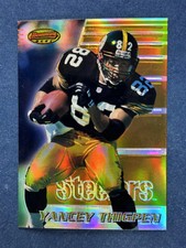 1996 Bowman's Best Refractor #77 Yancey Thigpen Pittsburgh Steelers