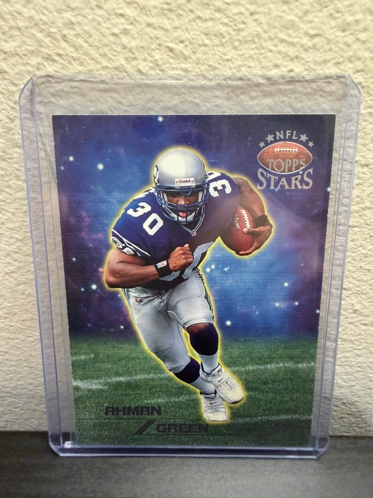 Ahman Green 1998 Topps Stars Silver Rookie Card /3999 #18 Seattle Seahawks