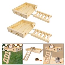 Hamster Wooden Ladder Toy Wooden Ladder Toy Hamster with Ladder
