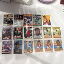 Topps Fleer Score Sandy Alomar Jr. MLB Rookie Indians Padres 18 Card Lot 1990-1…