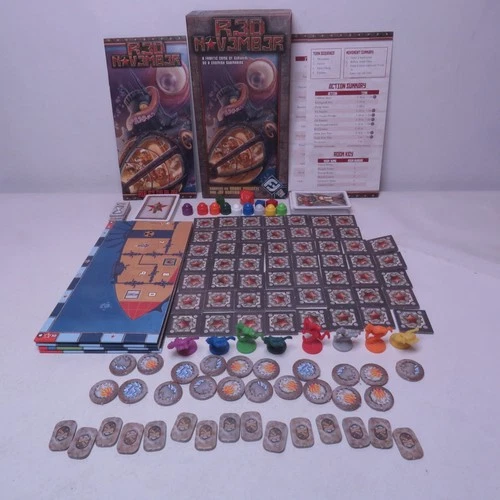 Red November Board Game Bruno Faidutti Jef Contier 2009 Fantasy Flight