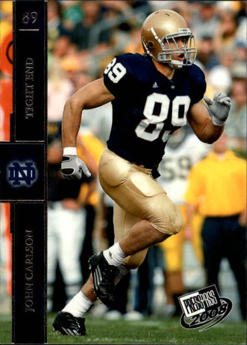 2008 Press Pass #49 John Carlson - FB
