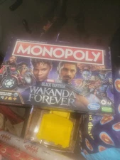 Monopoly Black Panther Wakanda Forever Edition Marvel Studios Board Game New Box