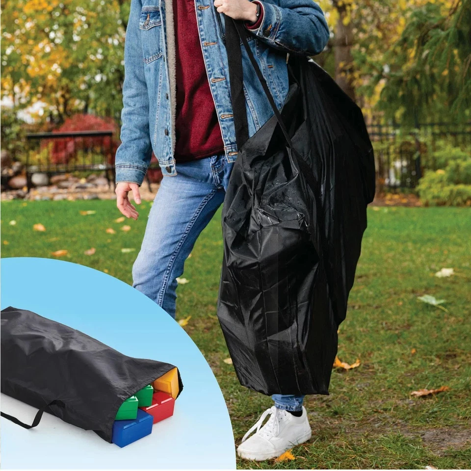 Tetris XL 6 pies Juego de Caída 24 Piezas Desafío de Apilamiento Gigante Tetris Todo Clima - Imagen 3 de 4