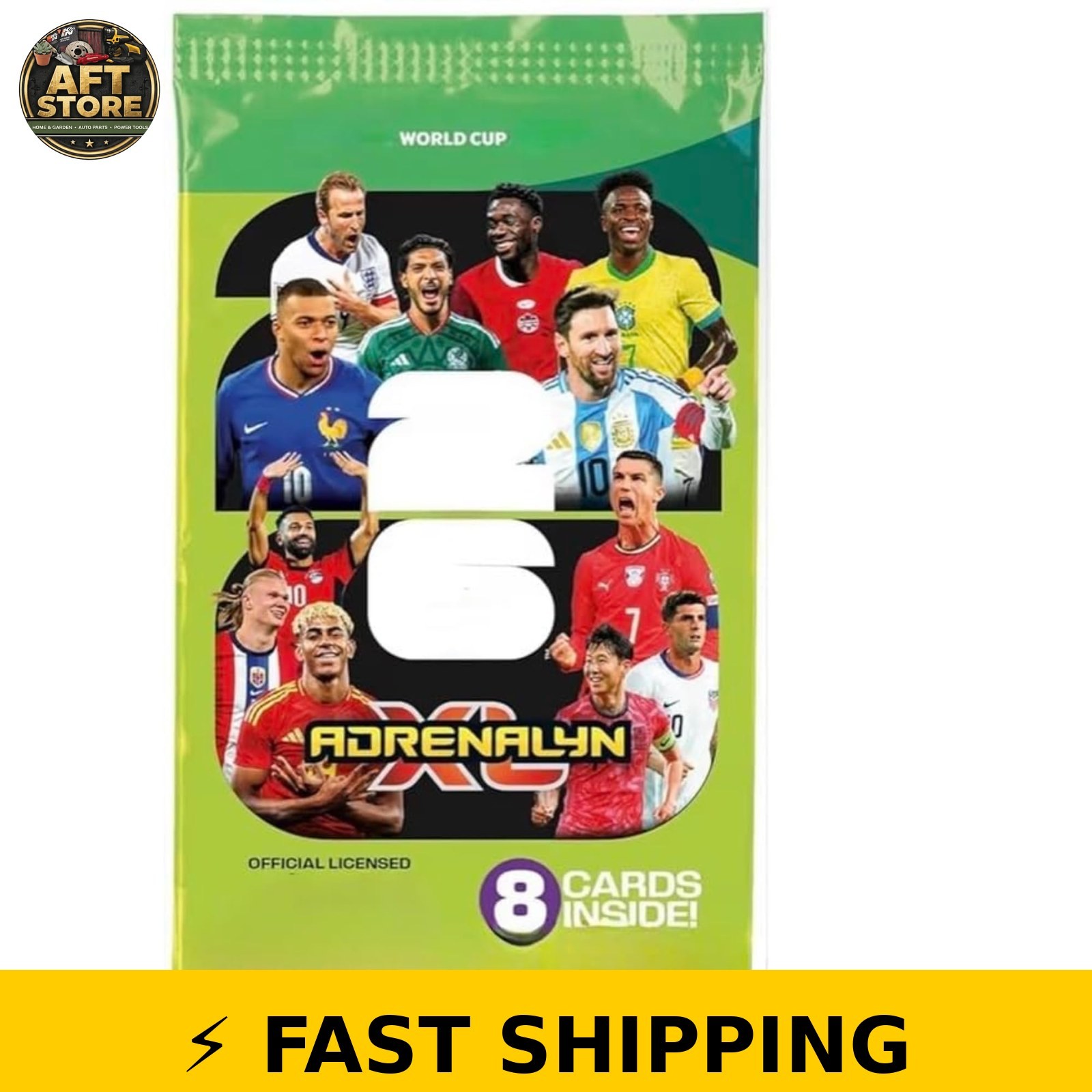 Adrenalyn XL 2026 World Cup Soccer Card Pack - 8 Cards