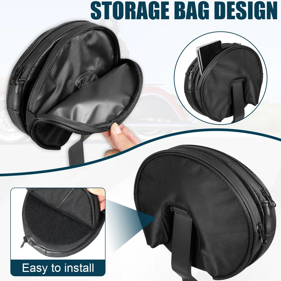 Black Driver Rider Backrest with Pad For Indian Chief Chieftain Roadmaster 2014+ Foto 3 de 4