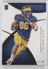 2015 Panini Immaculate Collegiate Rookie 67/99 Nick Boyle #181 0s5