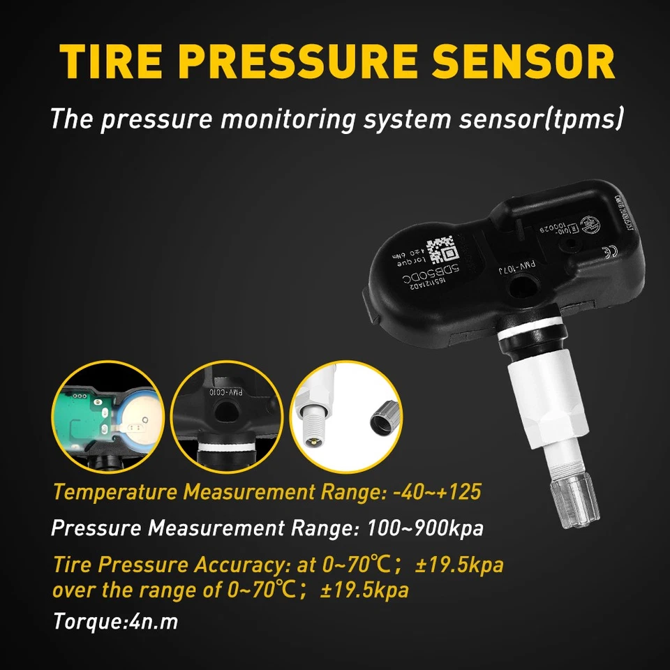 4X Tire Pressure Sensor TPMS For Toyota Camry 4Runner Rav4 Tacoma & Scion Lexus - Image 4 of 4