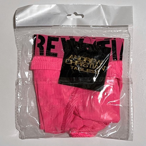 Andrew Christian Hotness Slip Neon Pink Gr. S (28-31) #92879 Neu mit Etikett - Bild 11 von 11