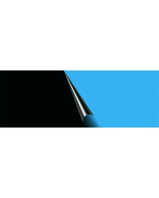 Poster aquarium noir bleu Genesis Aquatics 60x150 cm fond uni bac