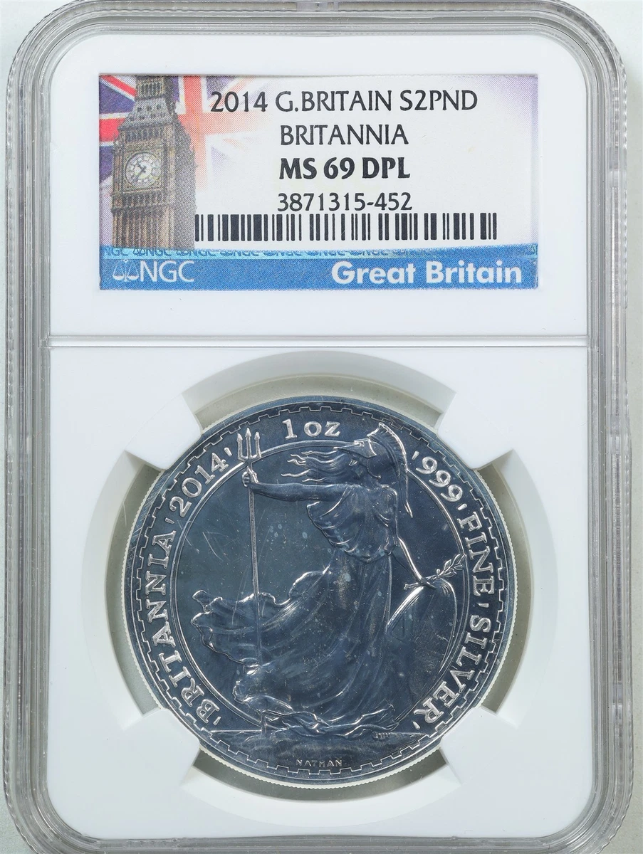 UK Britannia MS 69 NGC Certified Silver Bullion Coins for sale | eBay