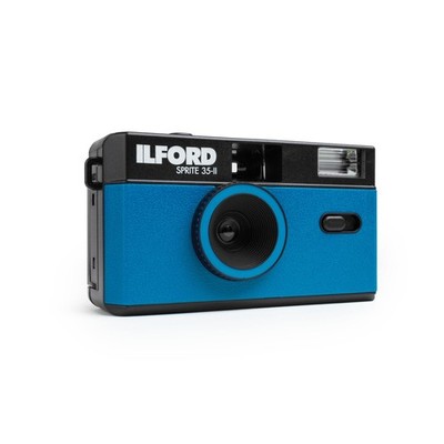 ILFORD Sprite 35-II Black schwarz blau 35mm Analogkamera Kamera mit Blitz