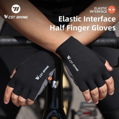 WEST BIKING Radsport Handschuhe Gel Rutschschutz Halbfinger Fahrrad Handschuhe