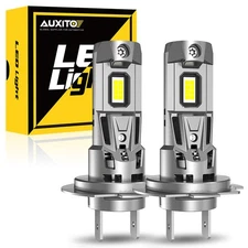 AUXITO H7 LED Headlight Bulbs Conversion Kit High Low Beam Super White 6500K 2pc