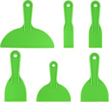 Scrapers Set,6pcs Plastic Putty Filler Paint Plastic Tools for Wall Spatula