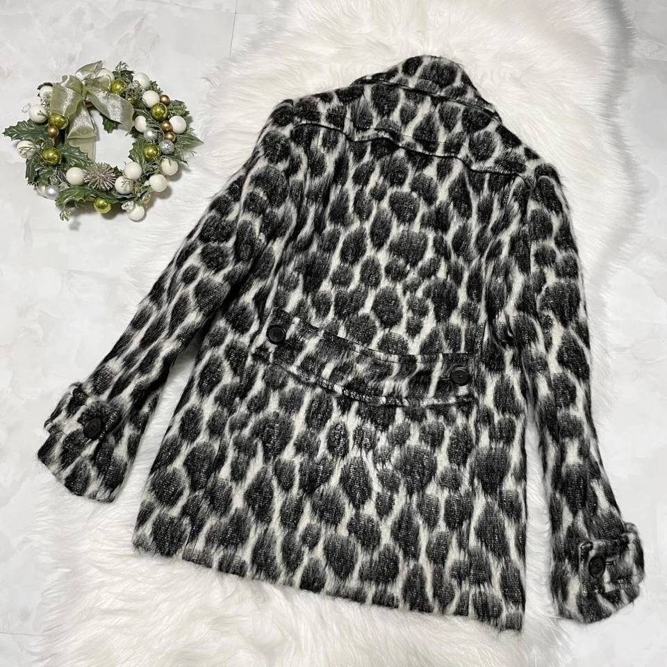 item Gucci Alpaca Blend Mohair Blend Animal Print Leopard Pattern Coat Jacket - Image 2 of 4