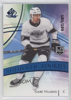 2020 SP Game Used Authentic Rookies Blue Burst /199 Gabe Vilardi Rookie RC 01ks