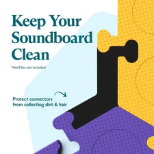 FluentPet Edge Pieces – Set of 32 – Corners for HexTiles Soundboard – New