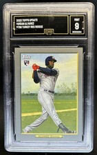 2020 Topps Update Yordan Alvarez Turkey Red RC Rookie #TR-6 Astros GMA 9