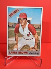 1966 Topps Baseball - #16 Larry Brown Indians Near Mint NM (Set Break)