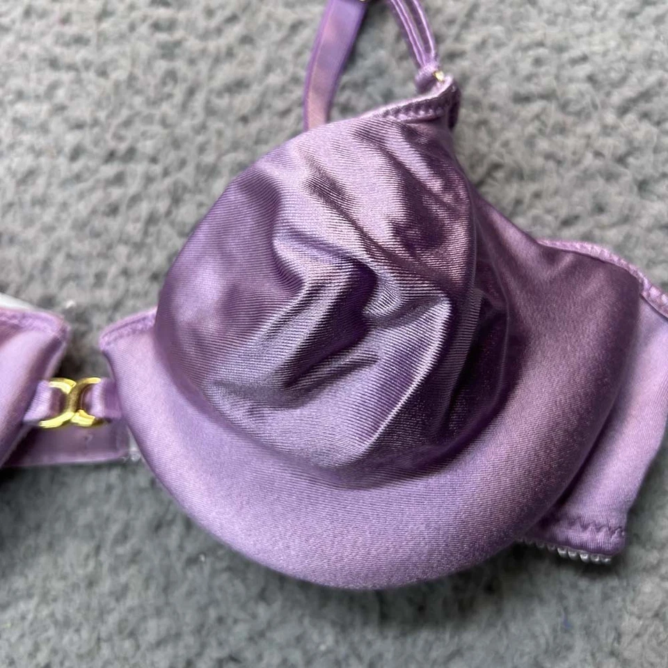 Wonderbra Bra 34B Balconette Bra 7442 púrpura Foto 2 de 4